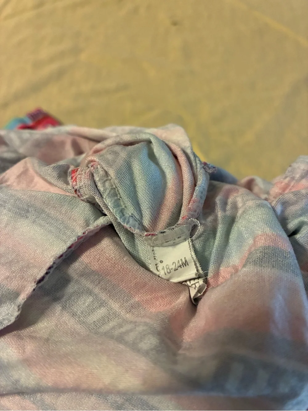 Girl’s 18-24M Striped Jumpsuit